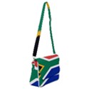 South Africa Flag Shoulder Bag with Back Zipper View1