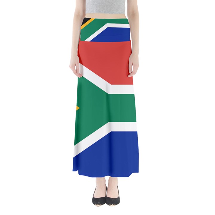 South Africa Flag Full Length Maxi Skirt