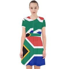 South Africa Flag Adorable In Chiffon Dress by FlagGallery