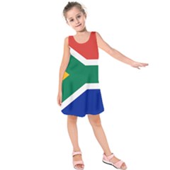 South Africa Flag Kids  Sleeveless Dress by FlagGallery