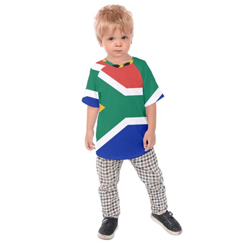 South Africa Flag Kids  Raglan Tee by FlagGallery