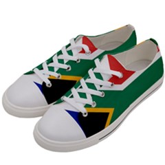 South Africa Flag Women s Low Top Canvas Sneakers by FlagGallery