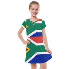 South Africa Flag Kids  Cross Web Dress by FlagGallery