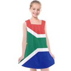 South Africa Flag Kids  Cross Back Dress by FlagGallery