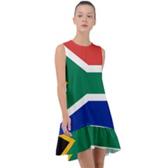 South Africa Flag Frill Swing Dress by FlagGallery