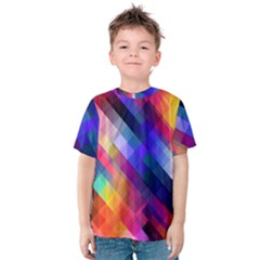 Abstract Background Colorful Pattern Kids  Cotton Tee