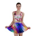 Abstract Background Colorful Pattern Mini Skirt View1