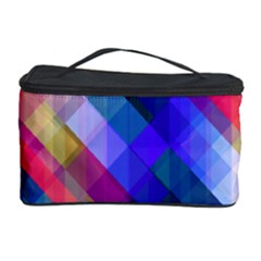 Abstract Background Colorful Pattern Cosmetic Storage