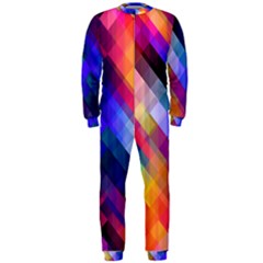 Abstract Background Colorful Pattern Onepiece Jumpsuit (men)  by HermanTelo