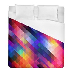 Abstract Background Colorful Pattern Duvet Cover (full/ Double Size) by HermanTelo