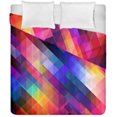 Abstract Background Colorful Pattern Duvet Cover Double Side (california King Size)