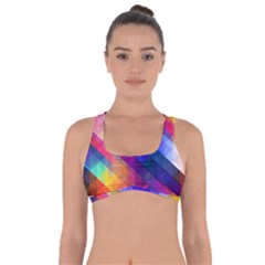 Abstract Background Colorful Pattern Got No Strings Sports Bra