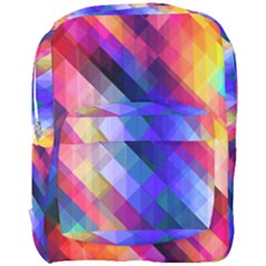 Abstract Background Colorful Pattern Full Print Backpack