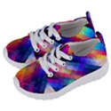 Abstract Background Colorful Pattern Kids  Lightweight Sports Shoes View2