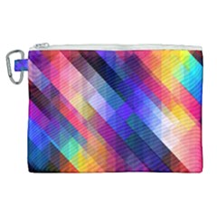 Abstract Background Colorful Pattern Canvas Cosmetic Bag (xl) by HermanTelo