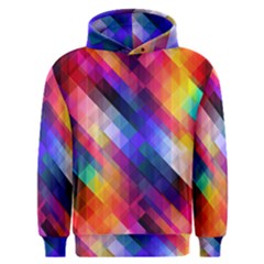 Abstract Background Colorful Pattern Men s Overhead Hoodie