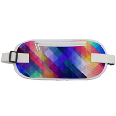 Abstract Background Colorful Pattern Rounded Waist Pouch