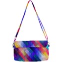 Abstract Background Colorful Pattern Removable Strap Clutch Bag View2