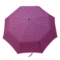 Background Polka Pattern Pink Folding Umbrellas