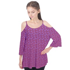 Background Polka Pattern Pink Flutter Tees