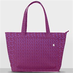 Background Polka Pattern Pink Back Pocket Shoulder Bag 