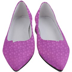 Background Polka Pink Women s Block Heels 