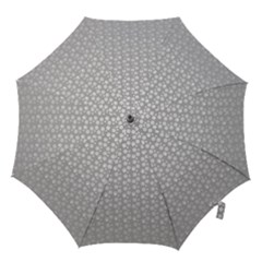 Background Polka Grey Hook Handle Umbrellas (small) by HermanTelo