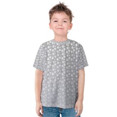 Background Polka Grey Kids  Cotton Tee