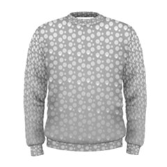 Background Polka Grey Men s Sweatshirt