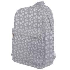 Background Polka Grey Classic Backpack