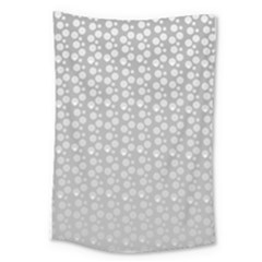 Background Polka Grey Large Tapestry