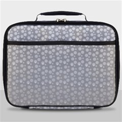 Background Polka Grey Full Print Lunch Bag