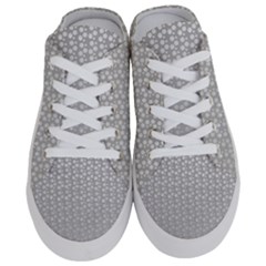 Background Polka Grey Half Slippers