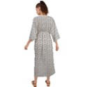 Background Polka Grey Grecian Style  Maxi Dress View2