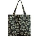 Flowers Pattern Spring Nature Zipper Grocery Tote Bag View1