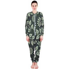 Flowers Pattern Spring Nature Onepiece Jumpsuit (ladies)  by HermanTelo