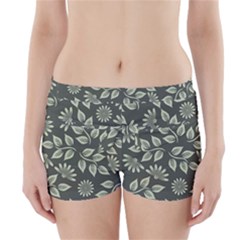 Flowers Pattern Spring Nature Boyleg Bikini Wrap Bottoms