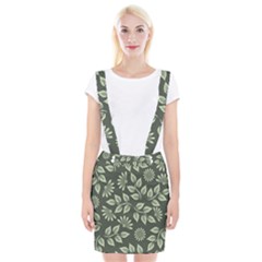 Flowers Pattern Spring Nature Braces Suspender Skirt