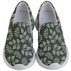 Flowers Pattern Spring Nature Kids  Lightweight Slip Ons