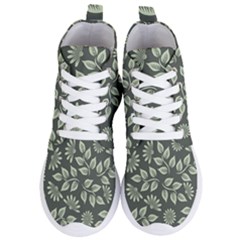 Flowers Pattern Spring Nature Women s Lightweight High Top Sneakers