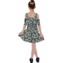 Flowers Pattern Spring Nature Kids  Shoulder Cutout Chiffon Dress View2