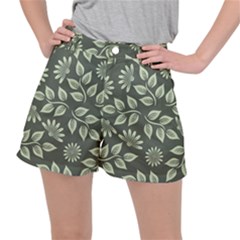 Flowers Pattern Spring Nature Ripstop Shorts