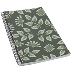 Flowers Pattern Spring Nature 5 5  X 8 5  Notebook by HermanTelo