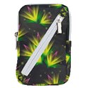 Floral Abstract Lines Belt Pouch Bag (Small) View1