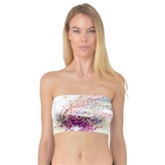 Music Notes Abstract Bandeau Top