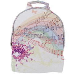 Music Notes Abstract Mini Full Print Backpack