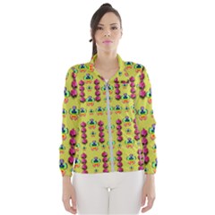 Power Can Be Flowers And Ornate Colors Decorative Women s Windbreaker by pepitasart