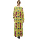 Power Can Be Flowers And Ornate Colors Decorative Maxi Chiffon Beach Wrap View2