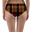 Tartan Design Reversible Mid-Waist Bikini Bottoms View2