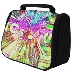 Music Abstract Sound Colorful Full Print Travel Pouch (big) by Mariart